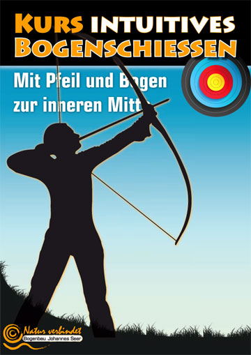Zur inneren Mitte mit Pfeil und Bogen
